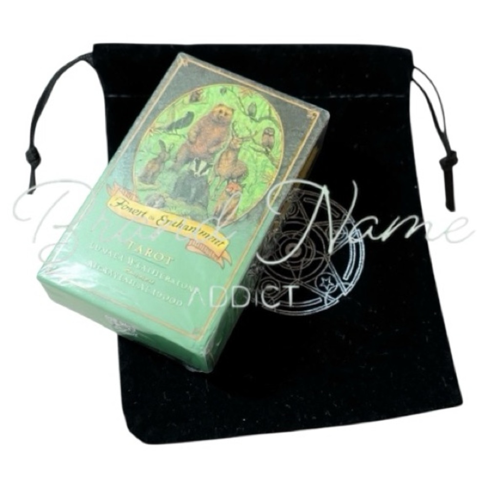 PRICE IS FIRM - Forest Enchantment Pocket Size Tarot Card Deck - Picture 2 of 2